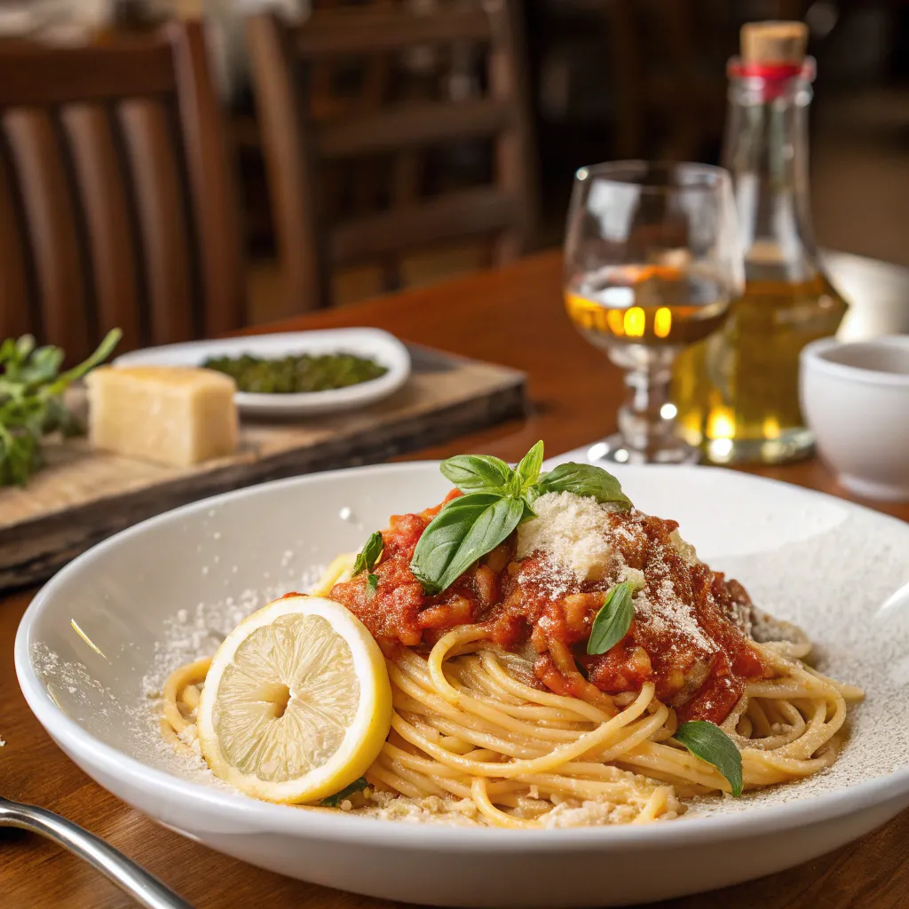 Traditional Italian Pasta Course